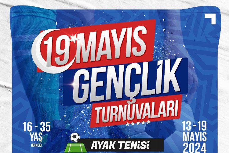 Kayseri'de 19 Mayıs tenis turnuvaları için kayıtlar başladı